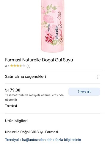 Farmasi Farmasi yüz temizleme suyu