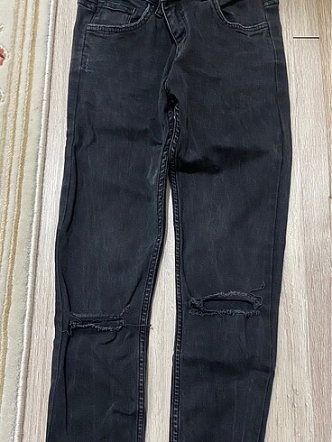 36 Beden gri Renk Zara yırtık kot pantolon