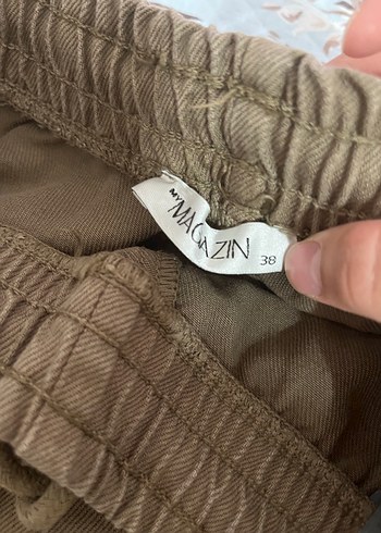 Diğer Haki Kadın Salaş tensel Kumaş Pantolon