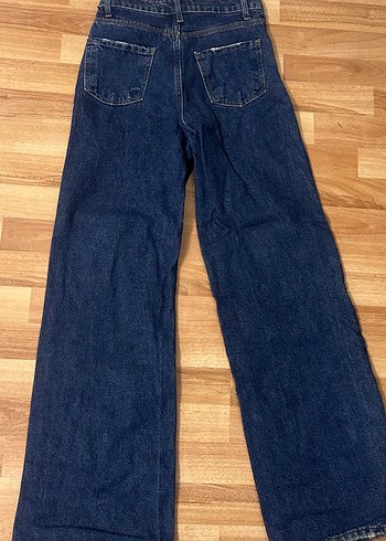 Kadın Lacivert Kot Pantolon - Görsel 3