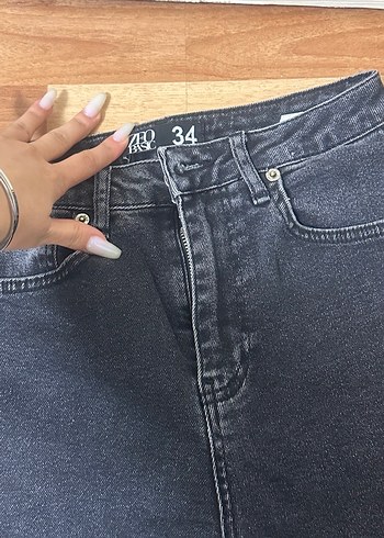 Siyah Kadın Kot Pantolon - Görsel 3