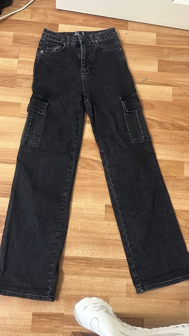 Siyah Kadın Kot Pantolon - Görsel 2