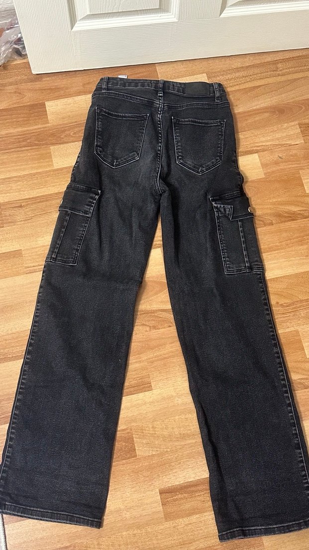 Siyah Kadın Kot Pantolon - Görsel 5