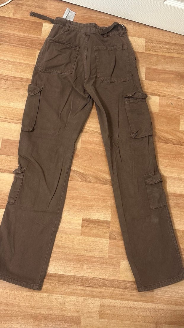 stradivarius Kahverengi Kadın Pantolon - Görsel 2