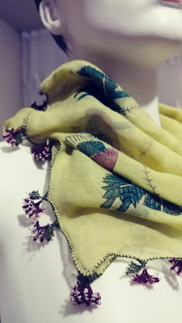 İğne oya işleli yazma - Görsel 3