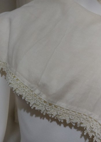 Boncuk işlemeli tülbent yazma - Görsel 6