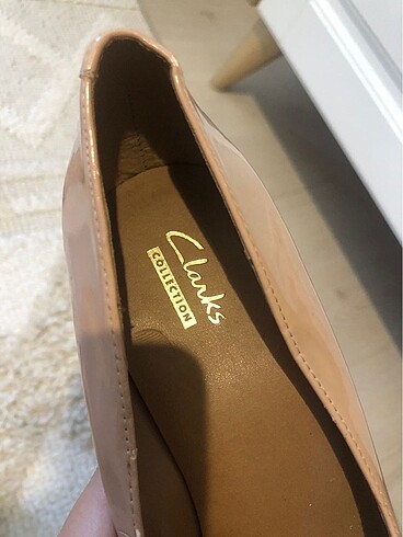 37,5 Beden ten rengi Renk Clarks Marka Nude rugan ayakkabı