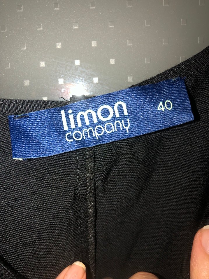 Limon Siyah Elbise - Görsel 2