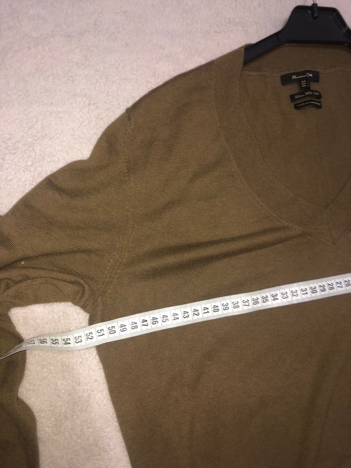 Massimo Dutti Uzun Kollu Triko - Görsel 4