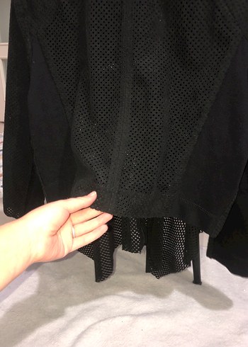 Bcbg MaxAzria Süet Fermuarlı Kadın Ceket - Görsel 4