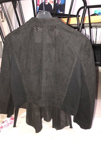 Bcbg MaxAzria Süet Fermuarlı Kadın Ceket - Görsel 2