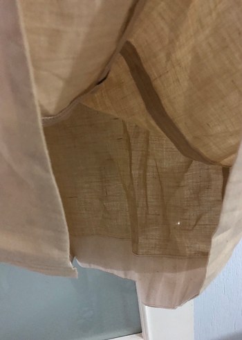 ince Keten Elbise - Görsel 3