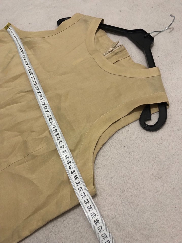 ince Keten Elbise - Görsel 4