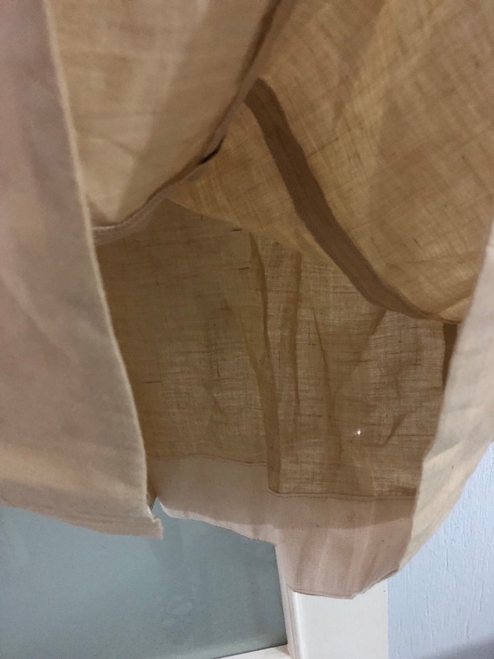 ince Keten Elbise - Görsel 3