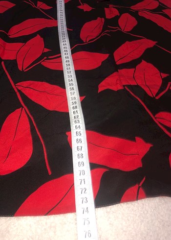 Marni Yaprak Desenli V Yakalı Kadın Bluz - Görsel 3