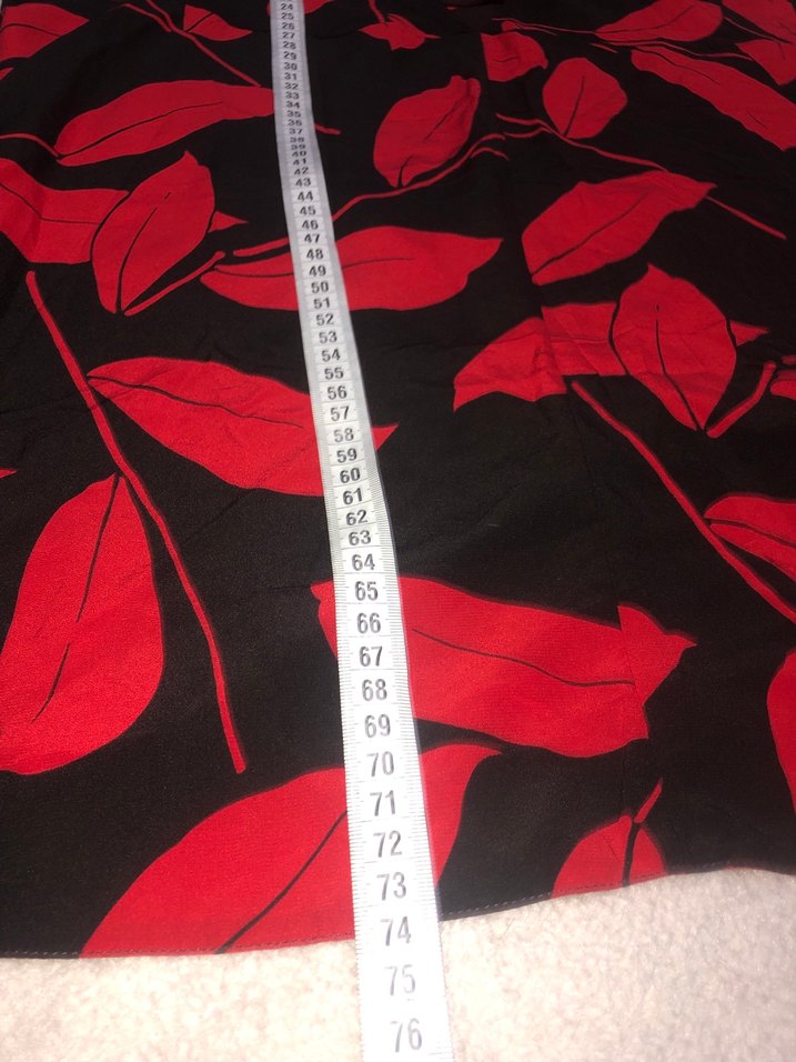 Marni Yaprak Desenli V Yakalı Kadın Bluz - Görsel 3