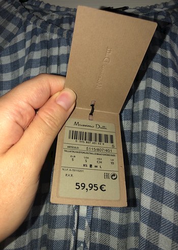 Massimo Dutti Gömlek Bluz - Görsel 4