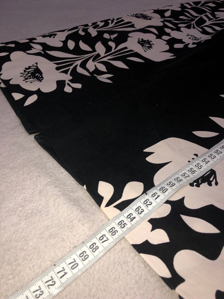 Baskılı Siyah Midi Kalem Etek - Görsel 3