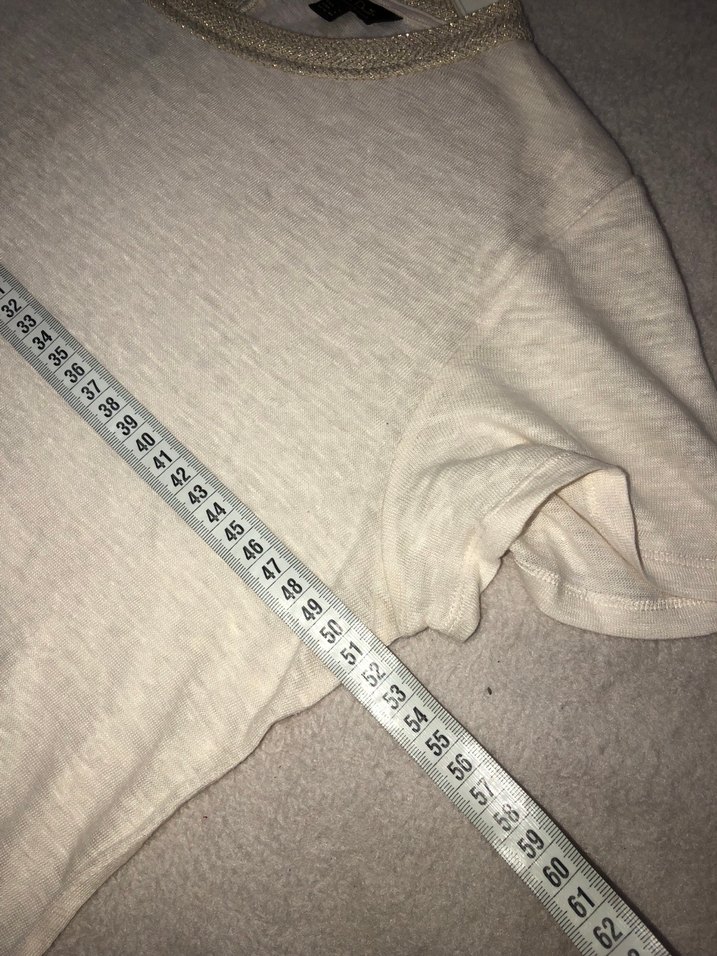 Massimo Dutti Kısa Kollu Şık Bluz - Görsel 4