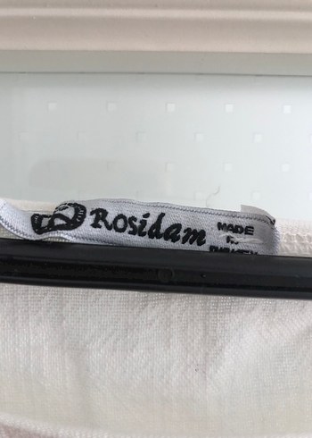 %100 Viskon Kısa Kollu Salaş Bluz - Görsel 2