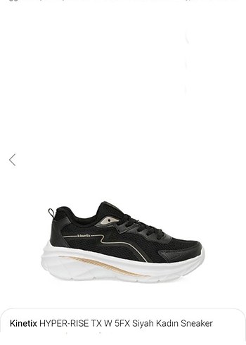 Kinetix Siyah Kadın Sneaker