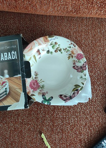 Zara Home 6'lı Çok Renkli Bohem Yemek Tabağı Seti