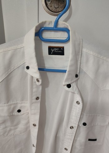 Zara Erkek Beyaz Pamuklu Düğmeli Uzun Kollu Gömlek