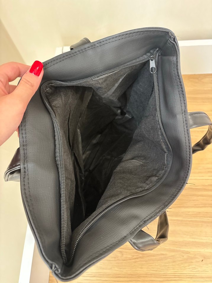 Deri büyük Çanta - Görsel 4