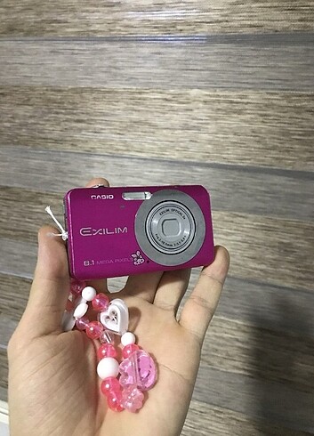 Casio Pembe Dijital Kamera Sorunsuz miao10