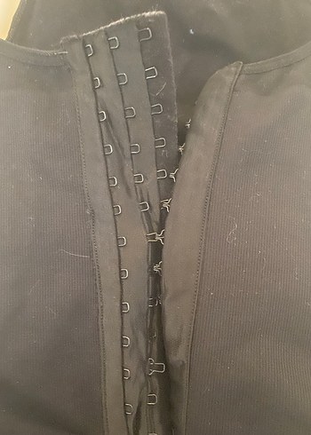 Siyah Dikişsiz Korse - Görsel 2