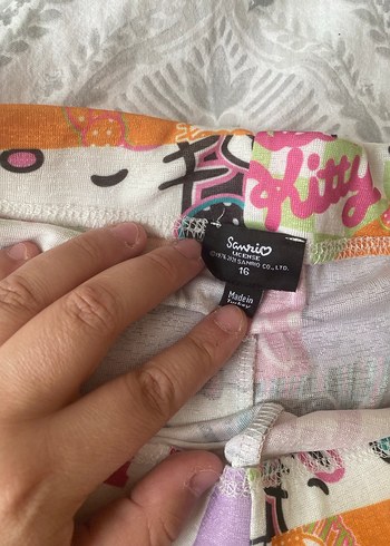 Çok Renkli Pop Art Tayt - Görsel 3