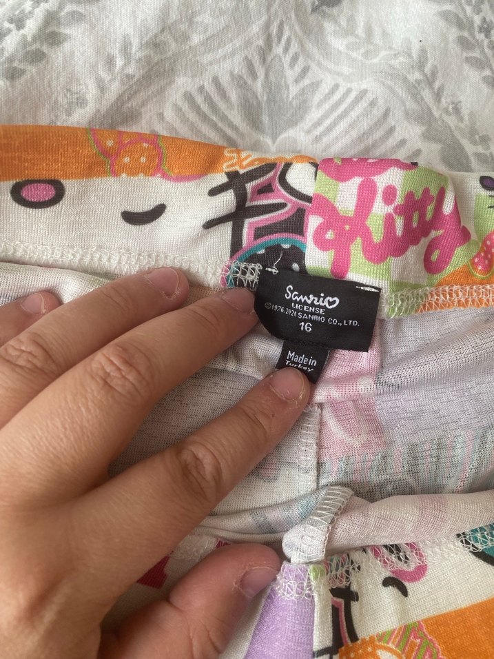 Çok Renkli Pop Art Tayt - Görsel 3