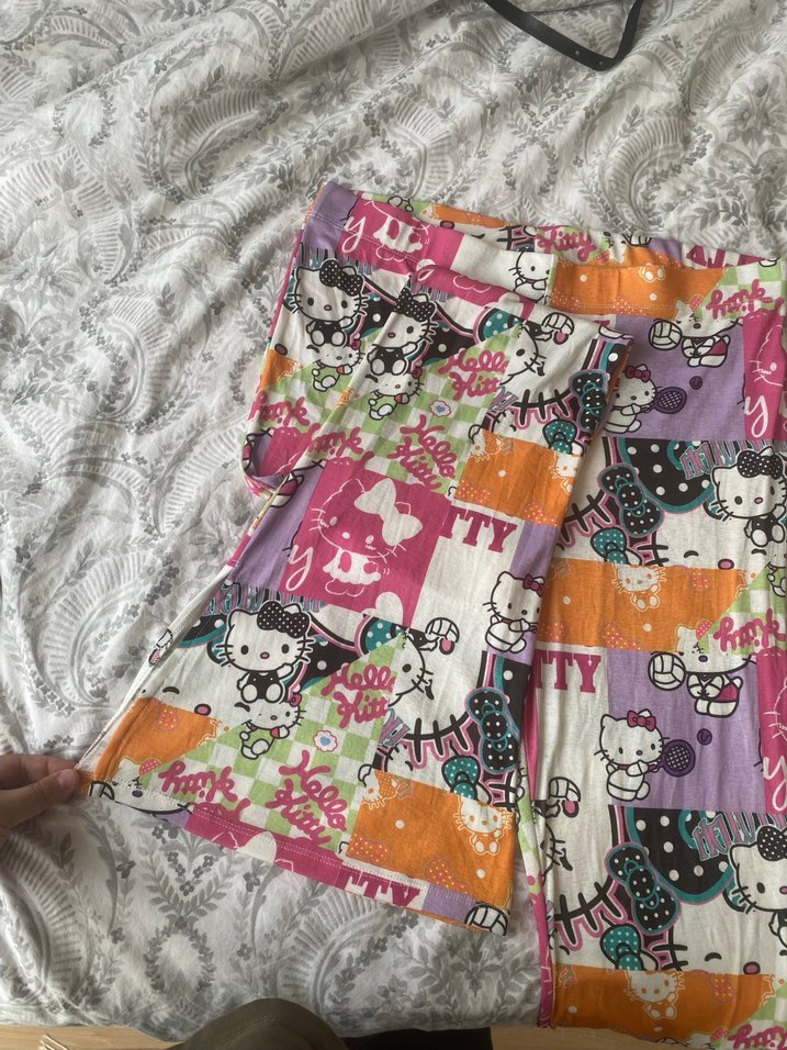 Çok Renkli Pop Art Tayt - Görsel 2