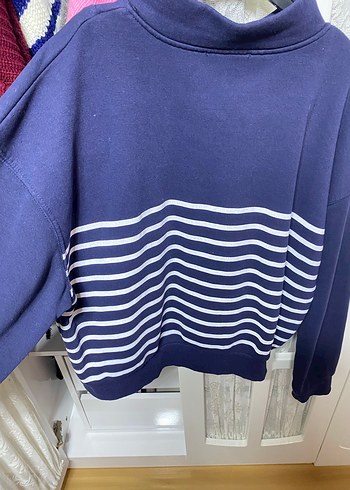 Yarım fermuarlı sweat - Görsel 4