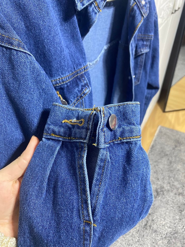 Kadın kot ceket - Görsel 2