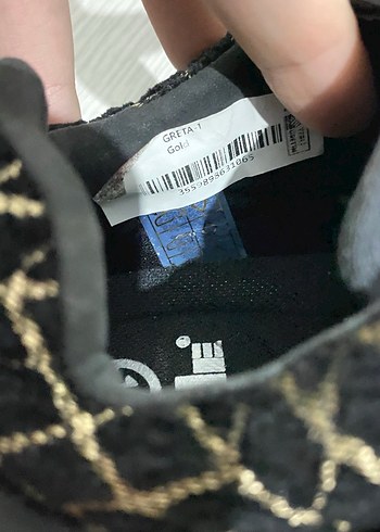 Yılan Desenli Siyah Kadın Spor Ayakkabı - Görsel 4