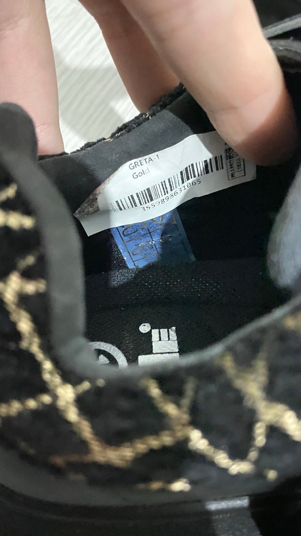 Yılan Desenli Siyah Kadın Spor Ayakkabı - Görsel 4