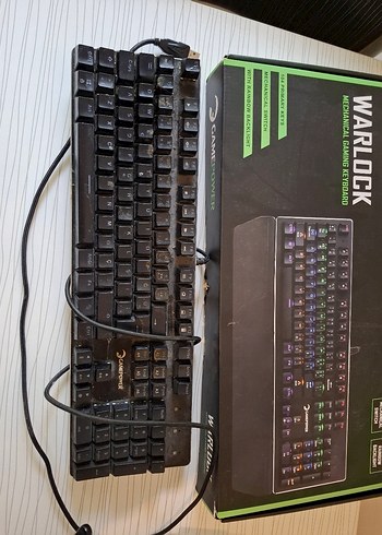 Siyah Gamepower Warlock Mekanik Klavye - Görsel 2