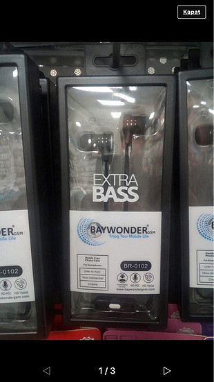 Extra Bass Kablolu Kulaklık 