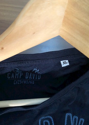 Diğer Camp David Siyah Baskılı Erkek Tişört