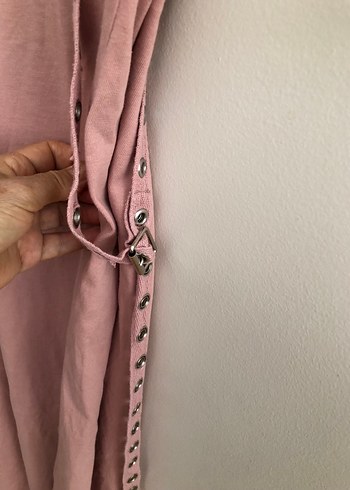 36 Beden pembe Renk Pembe Midi Günlük Elbise