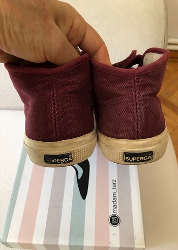 33 Beden bordo Renk Kızıl kahve Süet Kız Çocuk Spor Ayakkabı