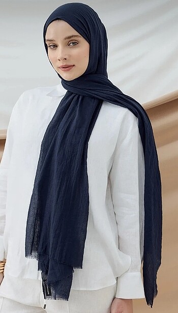 MODAKAŞMİR AYA ŞAL LACİVERT