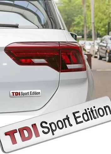 Wolksvagen tdi sport edition bagaj yazısı