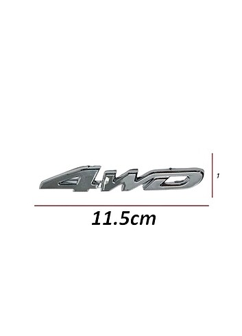 Toypta rav4 4wd bagaj çamurluk yazı