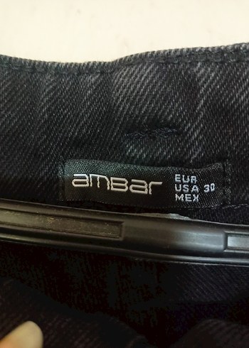 Erkek Lacivert Denim Bol Kesim Pantolon - Görsel 2