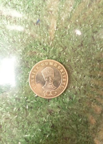 Altın Renk koleksiyon 5 lira - Görsel 2