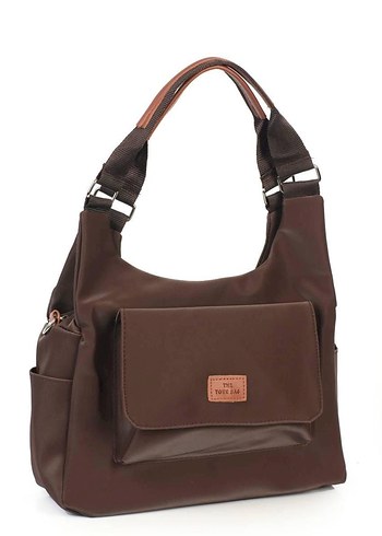 Tokalı Lacivert Kadın Omuz Çantası - Görsel 3