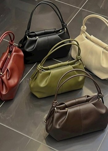 Kadın Klasik Modern Kahverengi Deri Çanta - Görsel 2