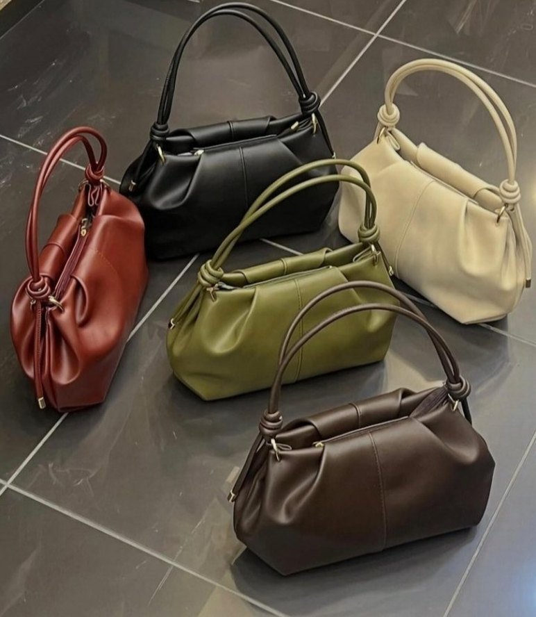 Kadın Klasik Modern Kahverengi Deri Çanta - Görsel 2